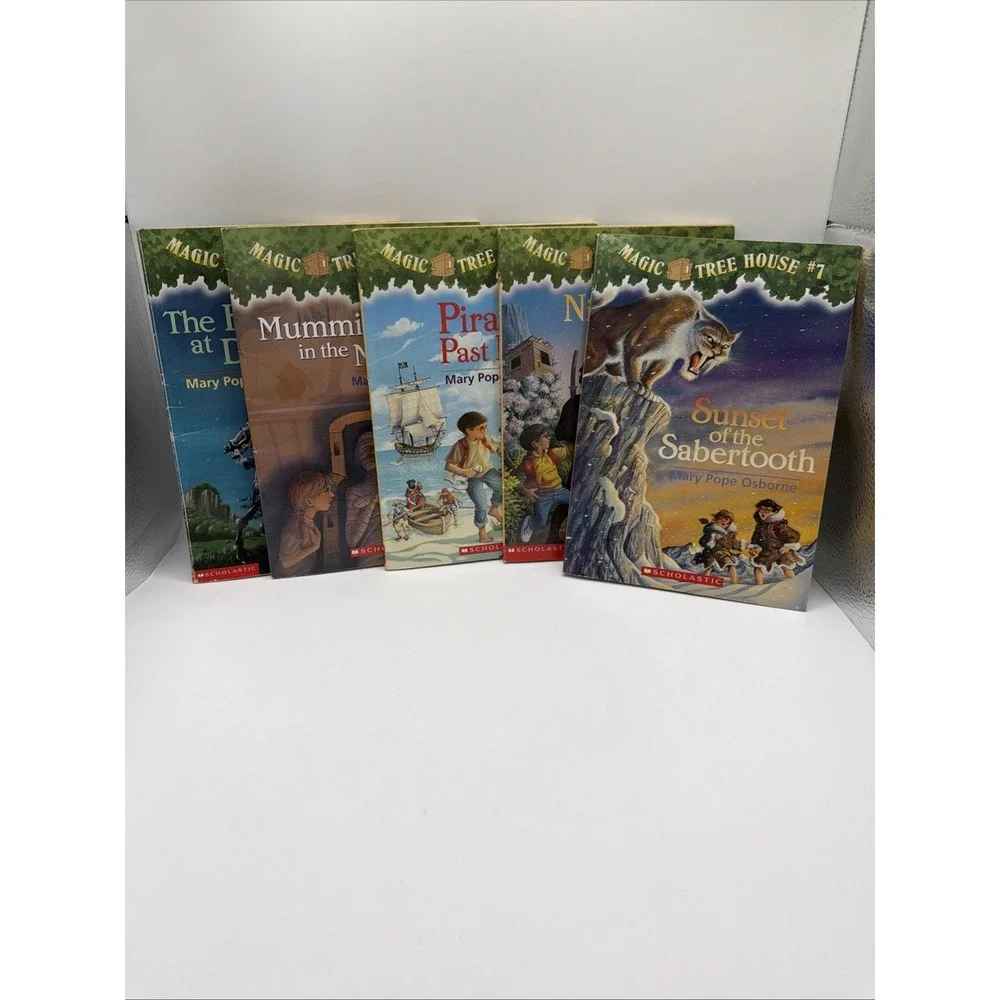 Magic Tree House Books Lot 5 #2 #3 #4 #5 #7 Mary Pope Osborne Paperback